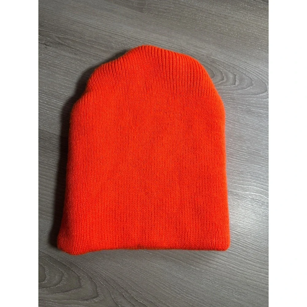 Hot Shot Trophy Gear Blaze‎ Orange Knit Beanie Hunting Safety Watch Cap One Size